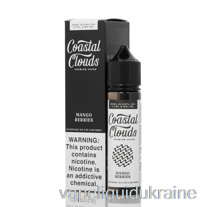 Vape Liquid Ukraine Mango Berries - Coastal Clouds Co. - 60mL 3mg